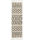 Nourison Moroccan Shag Runner Area Rug MRS02-Cream