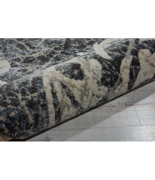 Nourison MAXELL Area Rug Nourison Maxell Runner Area Rug MAE10-Ivory/Charcoal