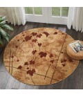 Nourison SOMERSET Area Rug Nourison Somerset Round Area Rug ST70-Latte