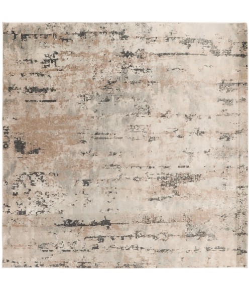 Nourison Quarry Beige Grey QUA01 10 ft. X Square Rug
