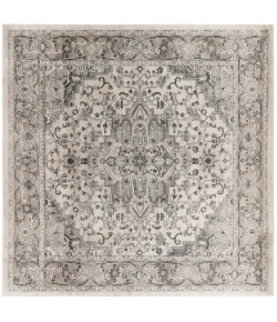 Nourison Quarry Ivory Grey QUA05 10 ft. X Square Rug