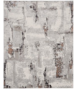 Nourison Elation - Etn06 Grey Ivory Area Rug 9 ft. X 12 ft. Rectangle