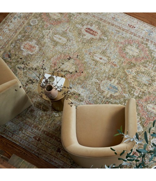 Nourison Sahar Green SHR01 8 ft. X 10 ft. Rect. Rug