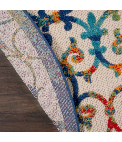 Nourison Aloha Round Area Rug ALH21-Multicolor