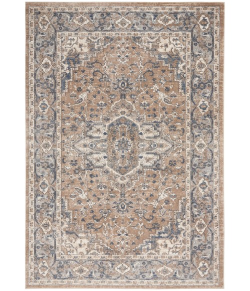Nourison Quarry Beige Grey QUA05 5 ft. X 7 ft. Rect. Rug