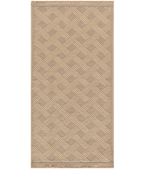Nourison Washable Jute Natural WSJ02 2 ft. X 4 ft. Rect. Rug