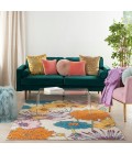 Nourison Allur Area Rug ALR06-Ivory Multicolor