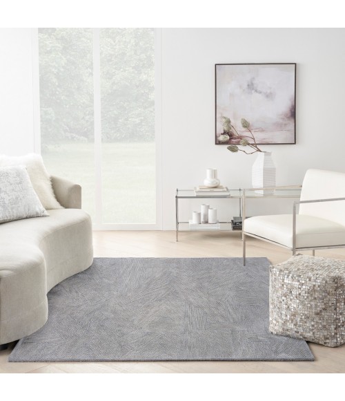 Michael Amini Ma30 Star Area Rug SMR01 Slate 5'3" x 7'3"