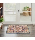 Nourison Passion Area Rug PSN22 Navy Multicolor