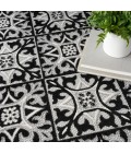 Nourison Aloha Area Rug Nourison Aloha Area Rug ALH34 Black White