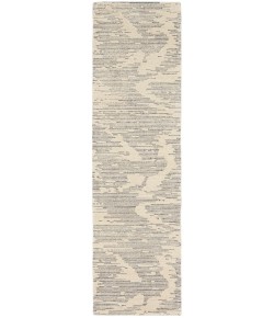 Michael Amini Nourison Ma30 Star - Smr02 Ivory Grey Area Rug 2 ft. 3 in. X 8 ft. Runner