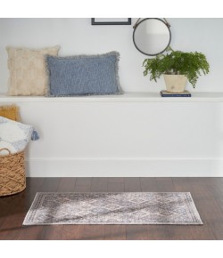 Nourison Home New Concept Washable - Sr103 Ivory Latte Area Rug 2 ft. X 3 ft. 9 in. Rectangle