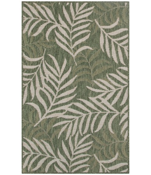 Nourison Garden Oasis Green Ivory GOA01 3 ft. X 5 ft. Rectangle Rug