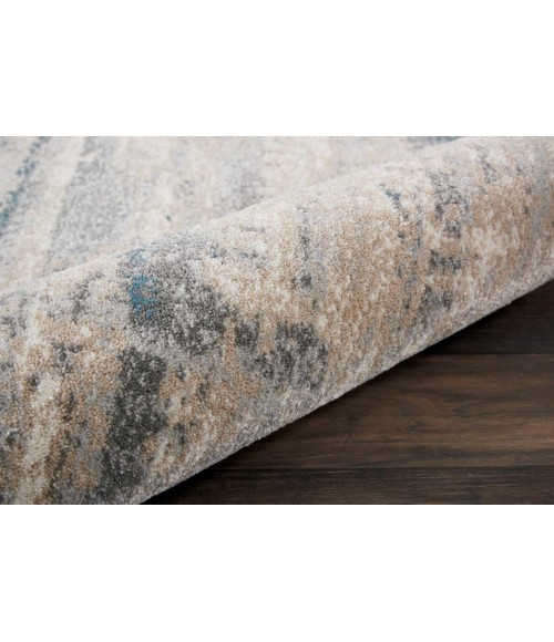 Nourison MAXELL Area Rug Nourison Maxell Runner Area Rug MAE17-Ivory/Teal
