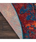 Nourison CELESTIAL Area Rug Nourison Celestial Round Area Rug CES08-Atlantic