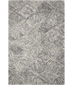 Nourison Interlock - Itl01 Charcoal Area Rug 5 ft. X 7 ft. 6 Rectangle