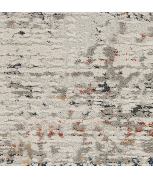 Nourison Rustic Textures Area Rug RUS14-Light Grey Multi