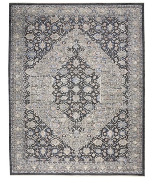 Nourison STARRY NIGHTS Area Rug Nourison Starry Nights Area Rug STN11-Grey/Blue