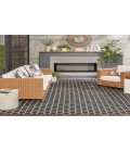 Nourison Reversible Indoor Outdoor Black Rug RVB01 9 ft. X 12 ft. Rectangle - Rugs Town Nourison Reversible Indoor Outdoor Black RVB01 9 ft. X 12 ft. Rectangle Rug