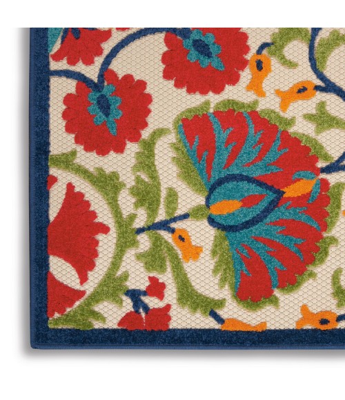 Nourison Aloha Runner Area Rug ALH20-Red/Multi