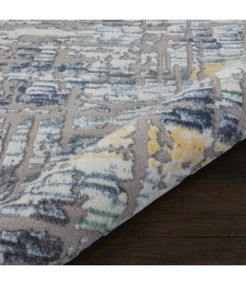 Nourison URBAN CHIC Area Rug Nourison Urban Chic Area Rug URC01-Grey/Multicolor