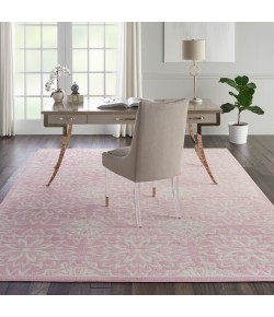Nourison Home Jubilant JUB06 Ivory Pink 8 ft. 6 in. X 12 ft. Area Rug