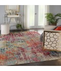 Nourison Celestial Area Rug CES13-Pink/Multicolor