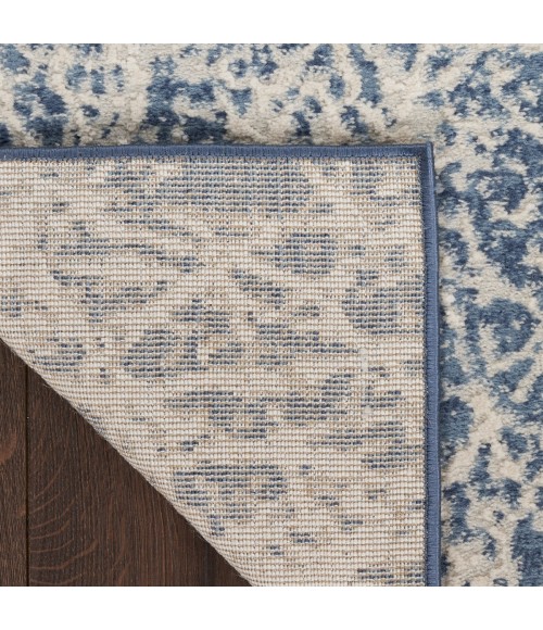 Nourison Splendid Navy Ivory SLD02 5 ft. 3 in. X 7 ft. 3 in. Rect. Rug