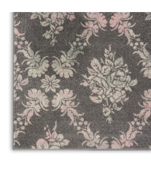 Nourison Tranquil Area Rug TRA09-Grey/Pink