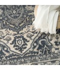 Nourison Quarry Navy Ivory QUA18 6 ft. X 9 ft. Rect. Rug