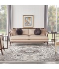 Nourison Elation Area Rug ETN09 Ivory Grey 9' x 12'