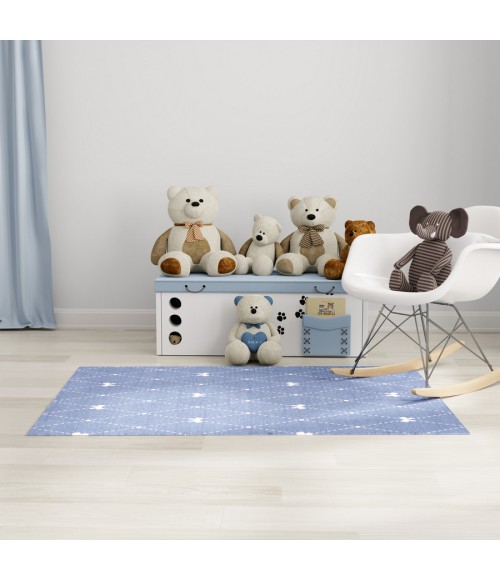 Nourison Home Imagination Blue Rug IMA15 3 ft. 5 in. X 5 ft. Rectangle - Rugs Town Nourison Home Imagination Blue IMA15 3 ft. 5 in. X 5 ft. Rectangle Rug