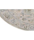 Nourison Astra Machine Washable Blue Green ASW12 7 ft. 10 in. Round Rug