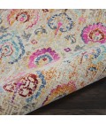 Nourison VINTAGE KASHAN Area Rug Nourison Vintage Kashan Area Rug VKA04-Ivory/Multicolor