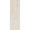 Nourison Cozy Modern Ivory Grey CMD03 2 ft. 2 in. X 6 ft. Rect. Rug