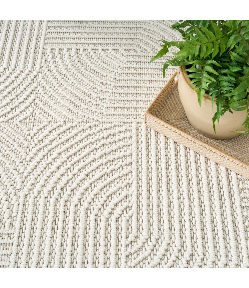 Nourison Natural Texture Ivory NTX02 5 ft. X 7 ft. Rect. Rug