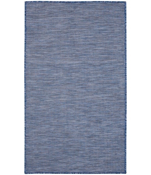 Nourison Positano Area Rug POS01 Navy Blue 3' x 5'