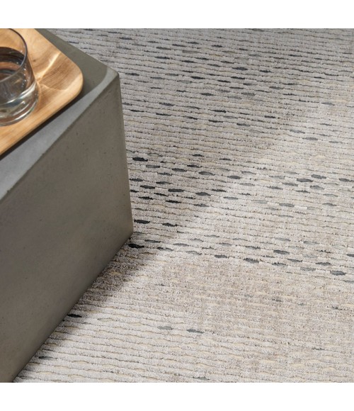 Calvin Klein Valley Silver Rug VLL01 10 ft. X 14 ft. Rect. - Rugs Town Calvin Klein Valley Silver VLL01 10 ft. X 14 ft. Rect. Rug