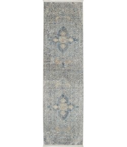 Nourison Lustrous Weave - Luw04 Blue Grey Area Rug 2 ft. 2 X 7 ft. 6 Rectangle