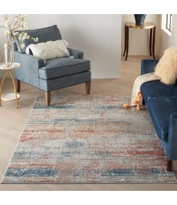 Nourison Rustic Textures - Rus11 Multicolor Area Rug 3 ft. 11 X 5 ft. 11 Rectangle