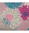 Nourison Passion Round Area Rug PSN17-Grey