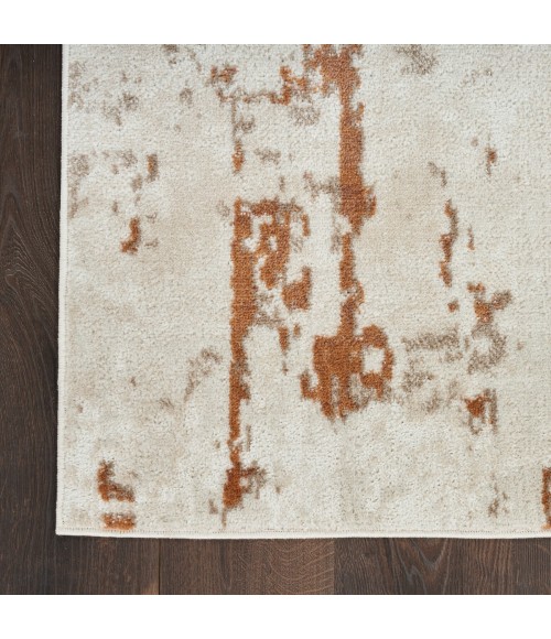 Nourison Quarry Ivory Rust QUA01 10 ft. X 14 ft. Rect. Rug