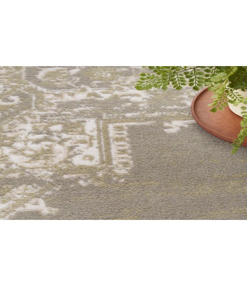 Nourison Grafix Olive GRF14 7 ft. 10 in. X 9 ft. 10 in. Rectangle Rug