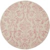 Nourison Jubilant - Jub09 Ivory Pink Area Rug 5 ft. 3 X Round