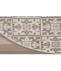 Nourison Aloha Ivory Grey ALH34 7’10” Round Rug