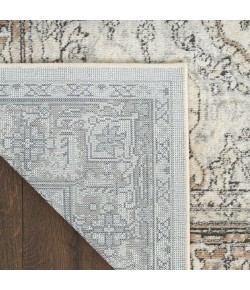 Nourison Quarry 2ft. 2in. x 10ft. Ivory Grey Taupe Vintage Indoor Rug