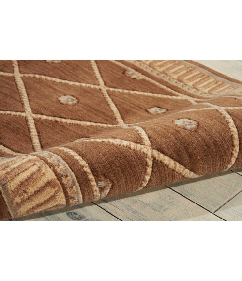 Nourison Ashton House Round Area Rug AS03-Mink