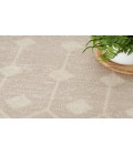 Nourison Grafix Beige GRF37 5 ft. 3 in. Round Rug