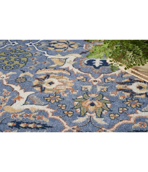 Nourison Allur Light Blue ALR03 4 ft. X 6 ft. Rectangle Rug