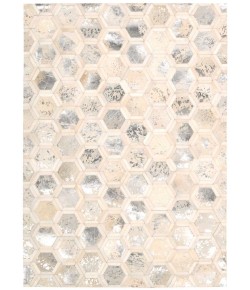 Michael Amini Ma01 Amini City Chic - Ma100 Snow Area Rug 5 ft. 3 X 7 ft. 5 Rectangle